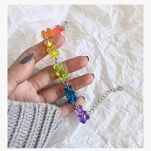 🔴 Colorful Gummy Bear Bracelet - Picture 3 of 4